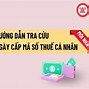 Cách Kiểm Tra Đã Có Mã Số Thuế Cá Nhân