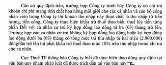 Hợp Đồng Dịch Vụ Với Cá Nhân Có Phải Khấu Trừ Thuế Không